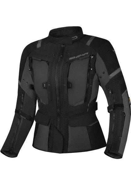 Shima Hero 2.0 Korumalı Kadın Motosiklet Montu (Siyah)