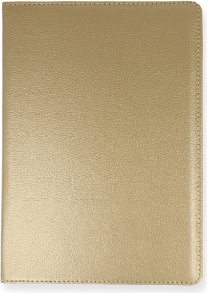 Happycase iPad 10.2 (8.nesil) Kılıf 360 Tablet Dönerli  Kılıf - Gold