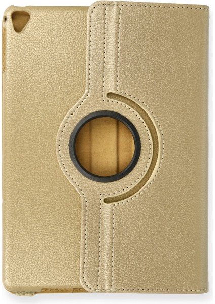 iPad 5 Air 9.7 Kılıf 360 Tablet Dönerli Kılıf - Gold