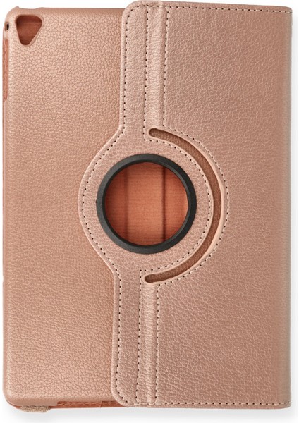 iPad 5 Air 9.7 Kılıf 360 Tablet Dönerli Kılıf - Rose Gold