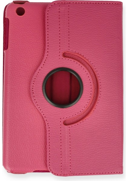 iPad Mini 1 Kılıf 360 Tablet Dönerli Kılıf - Pembe
