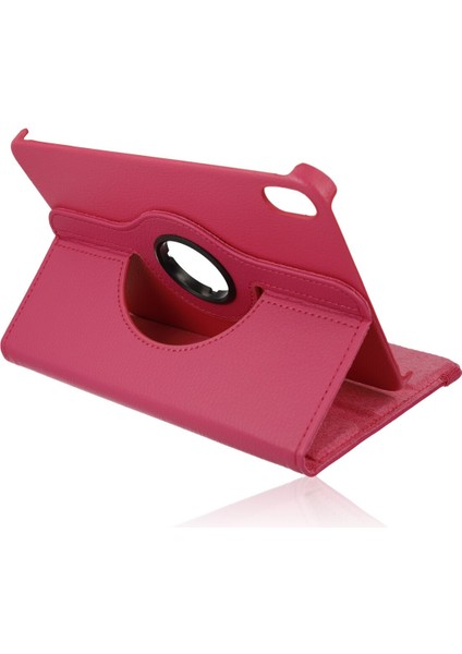 iPad Mini 6 Kılıf 360 Tablet Dönerli Kılıf - Pembe