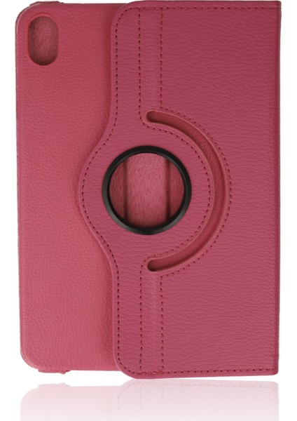 iPad Mini 6 Kılıf 360 Tablet Dönerli Kılıf - Pembe