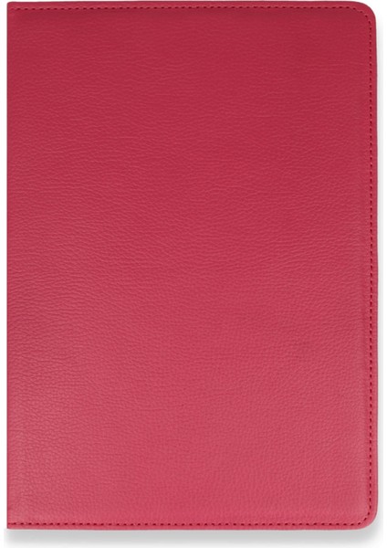 Happycase iPad Pro 12.9 (2021) Kılıf 360 Tablet Dönerli  Kılıf - Pembe