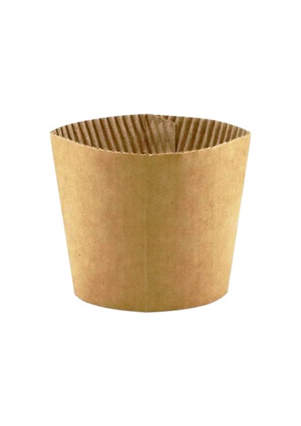 8 Oz Beyaz Kapaklı Tutamaçlı Karton Bardak Latte Kahve Kağıt Bardak Sleeve 250 ml 100'lü