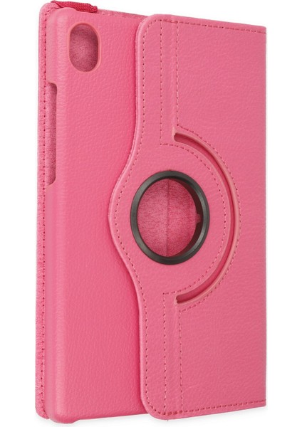 Happycase Lenovo Tab M8 Kılıf 360 Tablet Dönerli  Kılıf - Pembe