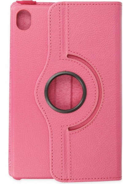 Happycase Lenovo Tab M8 Kılıf 360 Tablet Dönerli  Kılıf - Pembe