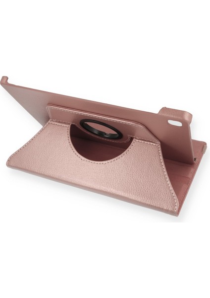 Samsung Galaxy T500 Tab A7 10.4 Kılıf 360 Tablet Dönerli Kılıf - Rose Gold