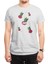Feel The Beet Print 3 Beyaz Spor Tişört 1