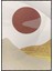Dağ Manzara Altın Tonları Modern Poster P-002985 1