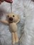 Teddy Ayıcık Anahtarlık - Krem Rengi Peluş Teddy Anahtarlık 3