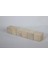 aliwooden 6 adet Naturel Büyük Küp (5 Cm) (NATUREL) 1