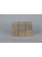 aliwooden 6 adet Naturel Büyük Küp (5 Cm) (NATUREL) 4