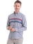 Bordo Comfort Fit Desenli Pamuklu Uzun Kol Spor Gömlek 1