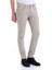 Bej Slim Fit Desenli 5 Cep Düşük Bel Kanvas Pantolon 2