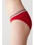 Kadın 66237 Kırmızı - Lacivertvert 3'lü Slip 3