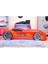 Jaguar Full Ledli Rüzgarlıklı Arabalı Yatak, Kırmızı 2