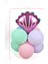 Pembe Midye Kabuğu Balon Set 2