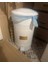 Pedallı Metal Galvaniz Mutfak Banyo Kapaklı Çöp Kovası 30 Lt Beyaz 5