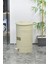 Pedallı Metal Galvaniz Mutfak Banyo Kapaklı Çöp Kovası 30 Lt Krem 1