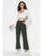 Wide Leg Ispanyol Paça Eşofman Altı 736 Haki 1