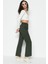 Wide Leg Ispanyol Paça Eşofman Altı 736 Haki 2