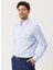 ALTINYILDIZ CLASSICS Erkek Mavi Slim Fit Dar Kesim Klasik Yaka %100 Pamuk Desenli Non-ıron Gömlek 3