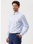 ALTINYILDIZ CLASSICS Erkek Mavi Slim Fit Dar Kesim Klasik Yaka %100 Pamuk Desenli Non-ıron Gömlek 4