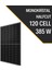 385W 9bb Half Cut Monokristal Güneş Paneli 1
