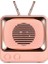 Mini Sevimli Kablosuz Taşınabilir Klasik Hoparlör Tv Şekli Bluetooth 5.0 Ses Kutusu Pc Dizüstü Kızlar Için Tf Kart Fm Hoparlör Hediye (Yurt Dışından) 1
