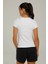 Basıc Modal C Neck Beyaz Kadın Kısa Kol T-Shirt W-CT131 2