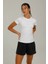 Basıc Modal C Neck Beyaz Kadın Kısa Kol T-Shirt W-CT131 5