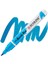 Ecoline Brush Pen Fırça Uçlu Kalem 578 Sky Blue Cyan 1