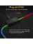 Rgb Siyah Zemin Ledli Gaming Mouse Pad Oyuncu Mouseped AL2595 5