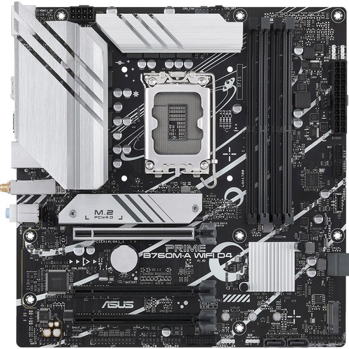 ASUS PRIME B760M-A WIFI D4 Intel B760  DDR4 5333 LGA1700 mATX  PRIME B760M-A WIFI D4 ANAKART