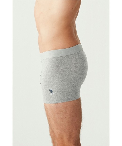 U.S. Polo Assn. Erkek Siyah 3'lü Boxer 80173 görsel 8