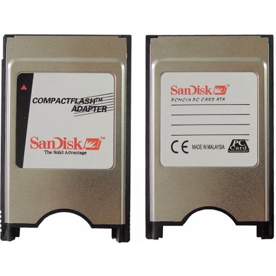 Sandisk Pcmcia Cf Compact Flash Kart Okuyucu Kamera Cnc Fiyatı