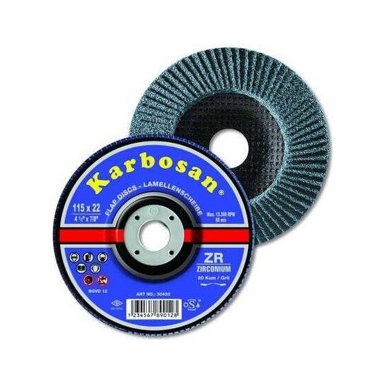 Karbosan Flap Disk 180 Zr 80 Kum Zirkonyum (10 Adet) Fiyatı