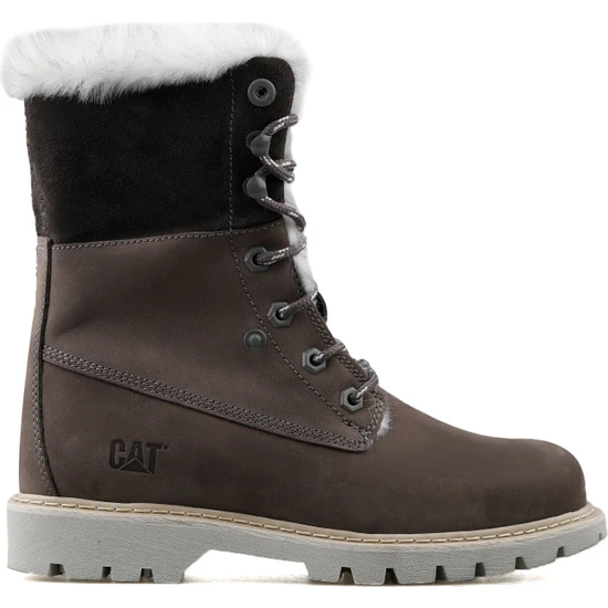 Cat Utah Fur Kadın Günlük Bot 015Z101184-DARK-GREY-NUBUK Gri