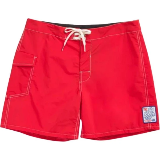 Vans x Yucca Fıns Boarshorts Kırmızı Mayo Şort