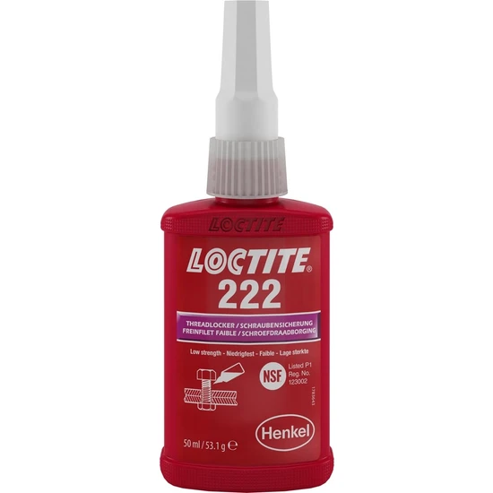 Loctite 222 50ml Kolay Sökülebilir Cıvata Sabitleyici