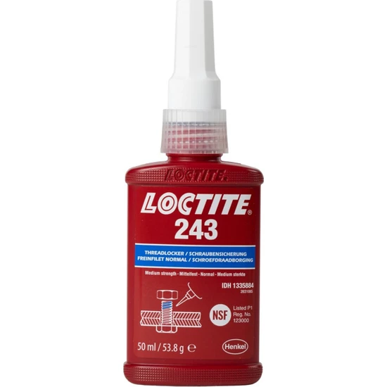 Loctite 243 50ml Orta Kuvvet Cıvata Sabitleyici