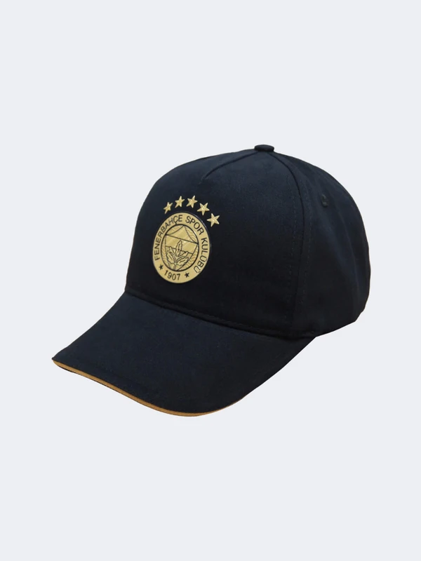 Fenerbahçe Unisex 5 Yıldız Gold Şapka