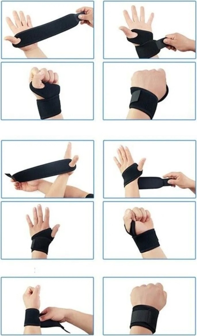 Ankaflex Exp El Bilek Ateli Medikal Ortopedik Spor Bandı Statik Splinti Bilekliği Incinme Burkulma Aparatı görsel 5