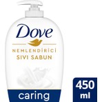 Dove Nemlendirici Sıvı Sabun Caring 1/4 Nemlendirici Krem Etkili 450 ml