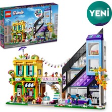 LEGO® Friends Şehir Merkezi Çiçek ve Tasarım Dükkanları 41732 - 12 Yaş ve Üzeri Çocuklar Için 9 Karakter ve 2 Evcil Hayvan Içeren Apartman Modeli Yaratıcı Oyuncak Yapım Seti (2010 Parça)