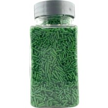 Metalik Çubuk Şeker Yeşil