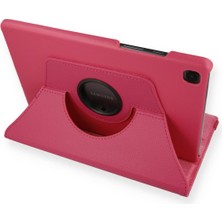 Happycase Samsung Galaxy T500 Tab A7 10.4 Kılıf 360 Tablet Dönerli  Kılıf - Pembe