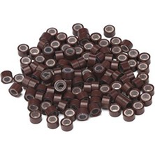 Guangdong Spirit 500 Adet Siyah 5mm Silikon Kaplı Mikro Halka Bağlantı Boncukları ve 1 Takım Saç Uzatma Aracı Kiti Kelepçe Kanca Çekme Pimi, Bağlantı Boncukları (Yurt Dışından)
