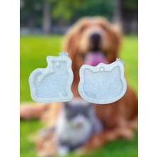 Epoksi Kalıp Cank Epoksi Tasma Künye Silikon Kalıbı Epoksi Reçine Kalıp Kolye Künye Anahtarlık Kedi Silikon Kalıbı